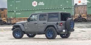 Jeep Wrangler with Fuel 1-Piece Wheels Slayer - D839